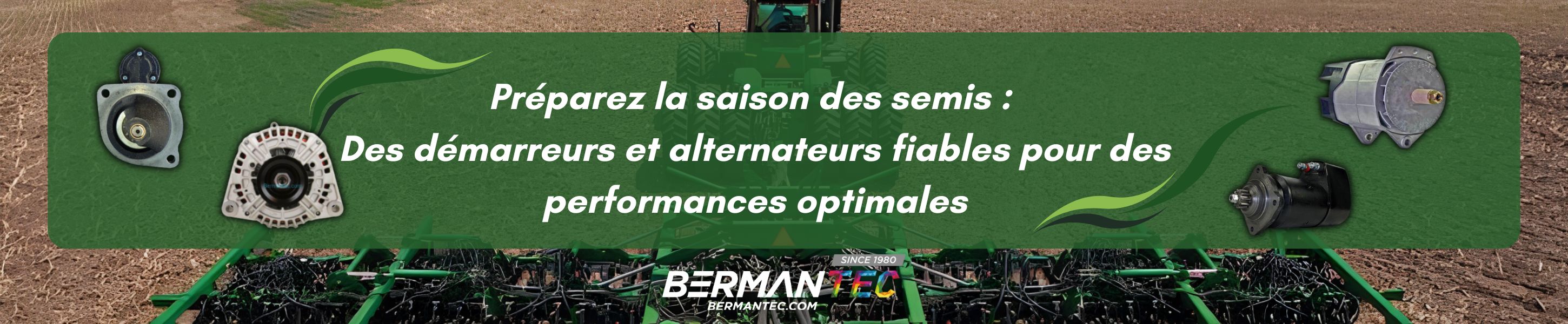 Dans ces conditions, la fiabilité commence par les composants essentiels qui maintiennent vos machines en fonctionnement : démarreurs et alternateurs.